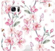 Flip case for Samsung Galaxy S7 - M124S Pink flowers - Phone Cover