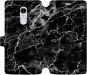 Phone Cover Flip case for Xiaomi Redmi Note 4 Global - V056P Black marble - Kryt na mobil