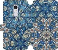 Flip case for Xiaomi Redmi Note 4 Global - V108P Blue mandala flowers - Phone Cover