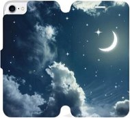 Flip case for Apple iPhone 7 - V145P Night sky with moon - Phone Cover