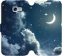 Flipové puzdro na mobil Samsung Galaxy A3 2017 – V145P Nočná obloha s mesiacom - Kryt na mobil