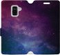 Flipové puzdro na mobil Samsung Galaxy A8 2018 – V147P Hmlovina - Kryt na mobil