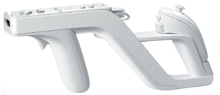 Nintendo Wii Zapper + Link's Crossbow Training, a white - Game Controller - Main image