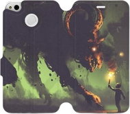 Flip case for Xiaomi Redmi 4X - VA08P Monster and boy with a torch - Phone Cover