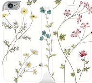 Flip case for Apple iPhone 8 - MD03S Thin plants with flowers - Phone Cover