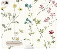 Flip case for Xiaomi Redmi 4A - MD03S Thin plants with flowers - Phone Cover