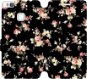 Flip mobile phone case Huawei P9 Lite - VD02S Flowers on black - Phone Cover