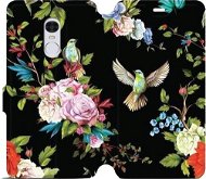 Kryt na mobil Flipové puzdro na mobil Xiaomi Redmi Note 4 Global – VD09S Vtáky a kvety - Kryt na mobil