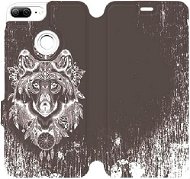 Flip case for Honor 9 Lite - V064P Wolf and dream catcher - Phone Cover