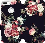 Flip case for Honor 9 Lite - VD11P Rose on black - Phone Cover