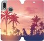 Flip mobile phone case Huawei P20 Lite - M134P Palms and pink sky - Phone Cover