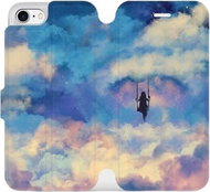 Flip case for Apple iPhone 8 - MR09S Girl on the swing in the clouds - Phone Cover