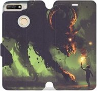 Flip mobile phone case Huawei Y6 Prime 2018 - VA08P Monster and boy with a torch - Phone Cover