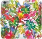Flip mobile phone case Apple iPhone 6 / iPhone 6s - MG07S Multicoloured flowers and leaves - Phone Cover