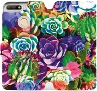Flip mobile phone case Huawei Y6 Prime 2018 - MG08S Succulents and cacti - Phone Cover