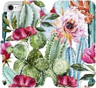 Flip case for Apple iPhone 7 - MG09S Cacti and flowers - Phone Cover