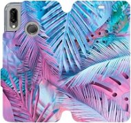 Flip case for Huawei P20 Lite - MG10S Purple and blue leaves - Phone Cover