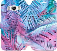 Flip case for Samsung Galaxy J5 2016 - MG10S Purple and blue leaves - Phone Cover