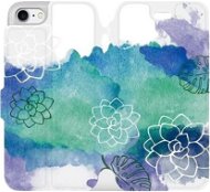 Flip case for Apple iPhone 7 - MG11S Watercolour flowers - Phone Cover