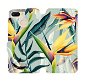 Flip case for Xiaomi Redmi 6 - MC02S Yellow large flowers and green leaves - Phone Cover