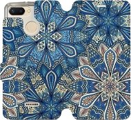 Phone Cover Flip case for Xiaomi Redmi 6 - V108P Blue mandala flowers - Kryt na mobil