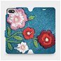 Flip mobile phone case Xiaomi Redmi 6A - MD05P Denim flowers - Phone Cover