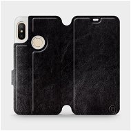 Flip case for Xiaomi Mi A2 Lite in Black&Gray with grey interior - Phone Cover