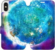 Flip case for Apple iPhone X - MF05P Blue planet - Phone Cover