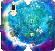 Flipové pouzdro na mobil Huawei Mate 10 Lite - MF05P Modrá planeta - Phone Cover