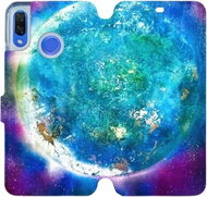 Flipové pouzdro na mobil Huawei Nova 3 - MF05P Modrá planeta - Phone Cover