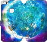 Flipové pouzdro na mobil Huawei P10 Lite - MF05P Modrá planeta - Phone Cover