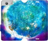 Flip case for Sony Xperia Z3 Compact - MF05P Blue planet - Phone Cover
