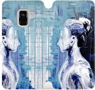 Flip case for Samsung Galaxy A8 2018 - MF07S Painting ladies - Phone Cover