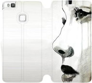 Flip mobile phone case Huawei P9 Lite - MF08S Face of a girl - Phone Cover