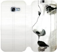 Flipové pouzdro na mobil Samsung Galaxy A3 2017 - MF08S Tvář dívky - Phone Cover