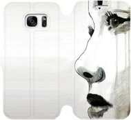 Flipové pouzdro na mobil Samsung Galaxy S7 - MF08S Tvář dívky - Phone Cover