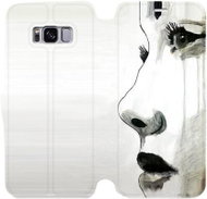 Flipové pouzdro na mobil Samsung Galaxy S8 - MF08S Tvář dívky - Phone Cover