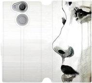 Flipové pouzdro na mobil Sony Xperia XA2 - MF08S Tvář dívky - Phone Cover