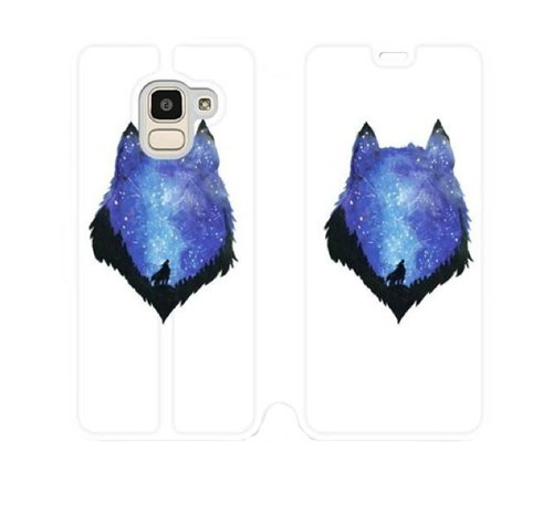 Flip case for Samsung Galaxy J6 2018 - MF10P Space Wolf - Phone Cover - Main image