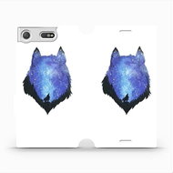 Flip case for Sony Xperia XZ1 Compact - MF10P Space Wolf - Phone Cover