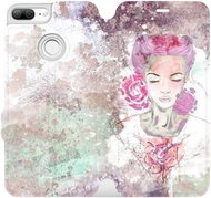 Flip case for Honor 7A - MF15S Lady with pink hair - Phone Cover