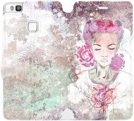 Flip mobile phone case Huawei P10 Lite - MF15S Lady with pink hair - Phone Cover
