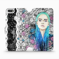 Flip mobile phone case Huawei P9 Lite mini - MF16S Girl with teal hair - Phone Cover