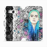 Flip case for mobile Samsung Galaxy J5 2016 - MF16S Girl with teal hair - Phone Cover