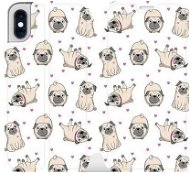 Flip mobile case for Apple iPhone XS - M097P Pugs - Phone Cover