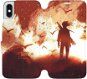 Flip case for Apple iPhone XS - MA06S Figure on fire - Phone Cover