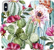 Flip case for Apple iPhone XS - MG09S Cacti and flowers - Phone Cover