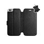 Phone Cover Flip mobile case Apple iPhone 6 / iPhone 6s - Black - Leather - Black Leather - Kryt na mobil