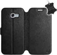 Flip case for Samsung Galaxy A5 2017 - Black - Leather - Black Leather - Phone Cover