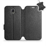 Flip case for Samsung Galaxy J5 2017 - Black - Leather - Black Leather - Phone Cover